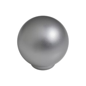 Bouton de meuble boule abs diamétre 24 mm chrome mat lot de 75 piéces – Gris / argent