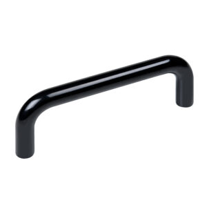 Poignée de meuble abs entraxe 96 mm noir brillant lot de 50 piéces