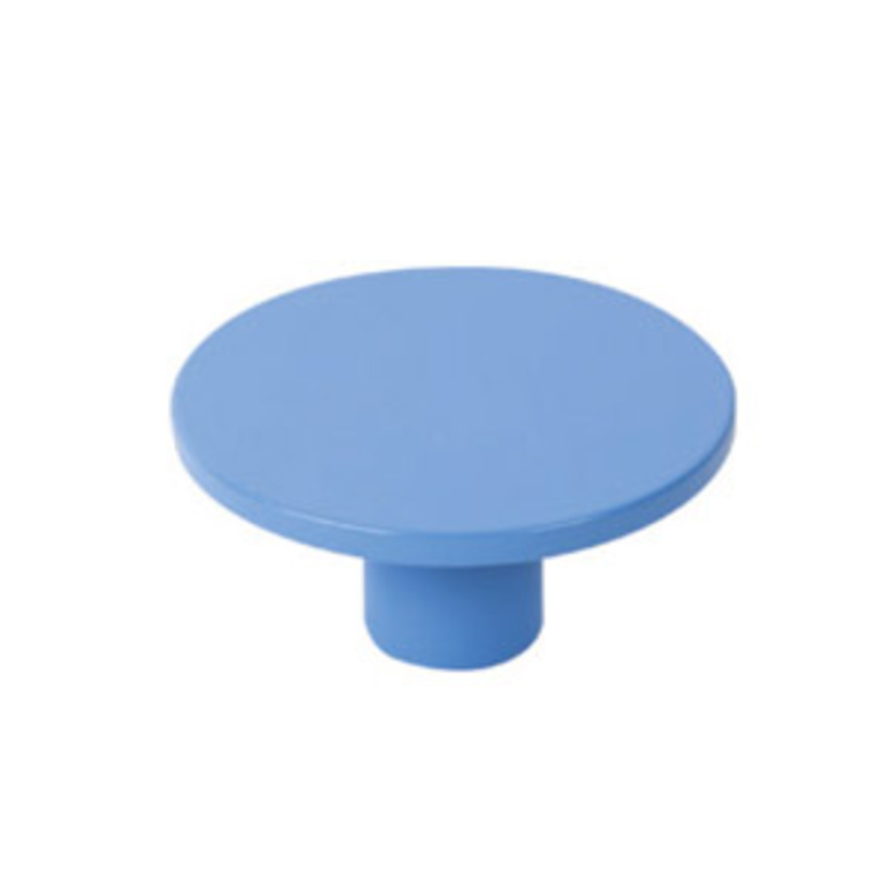 Bouton de meuble abs diamètre 40 mm  peint bleu lot de 36 piéces