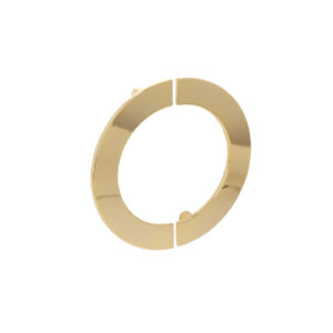 Poignée pour meubles en zamac Entraxe 132mm plaqué or – Jaune / doré, Zamak