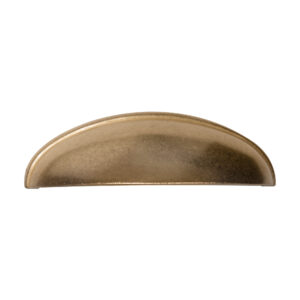 Bouton de meuble zamac coquille diamètre 64 mm en or inca lot de 24 piéces - Jaune / doré, Zamak
