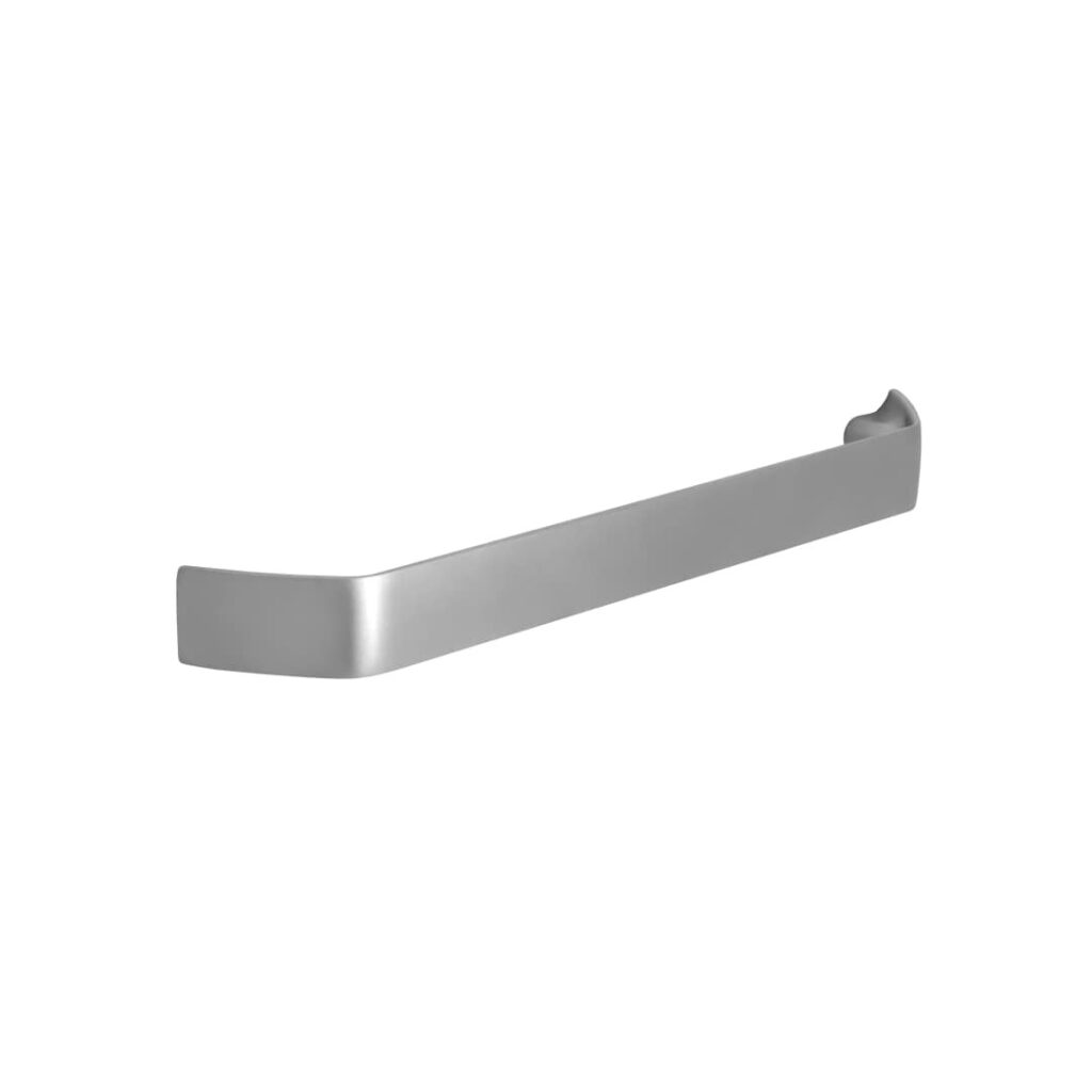 Poignée de meuble en zamac finition chrome mat e 160 mm - Gris / argent, Zamak