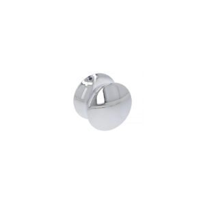 Bouton pour meuble Diamètre 30mm en zamac chrome poli Lot de 25 – Gris / argent, Zamak