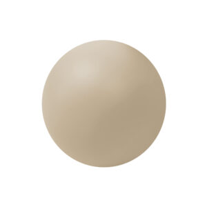 Bouton de meuble bois diamètre 50 mm  laqué sable lot de 24 piéces - Beige