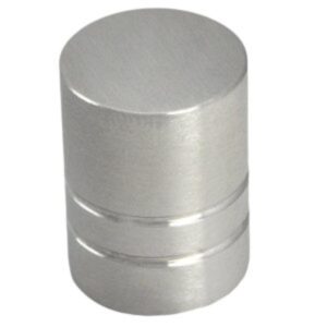 Bouton de meuble acier inox diamètre 15 mm lot de 24 piéces - Gris / argent, Acier inoxydable