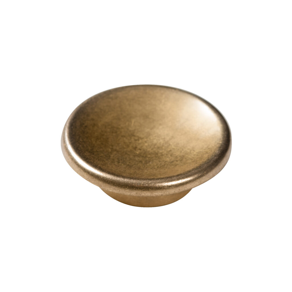 Bouton de meuble zamac diamètre 40 mm or inca lot de 24 piéces - Marron, Zamak