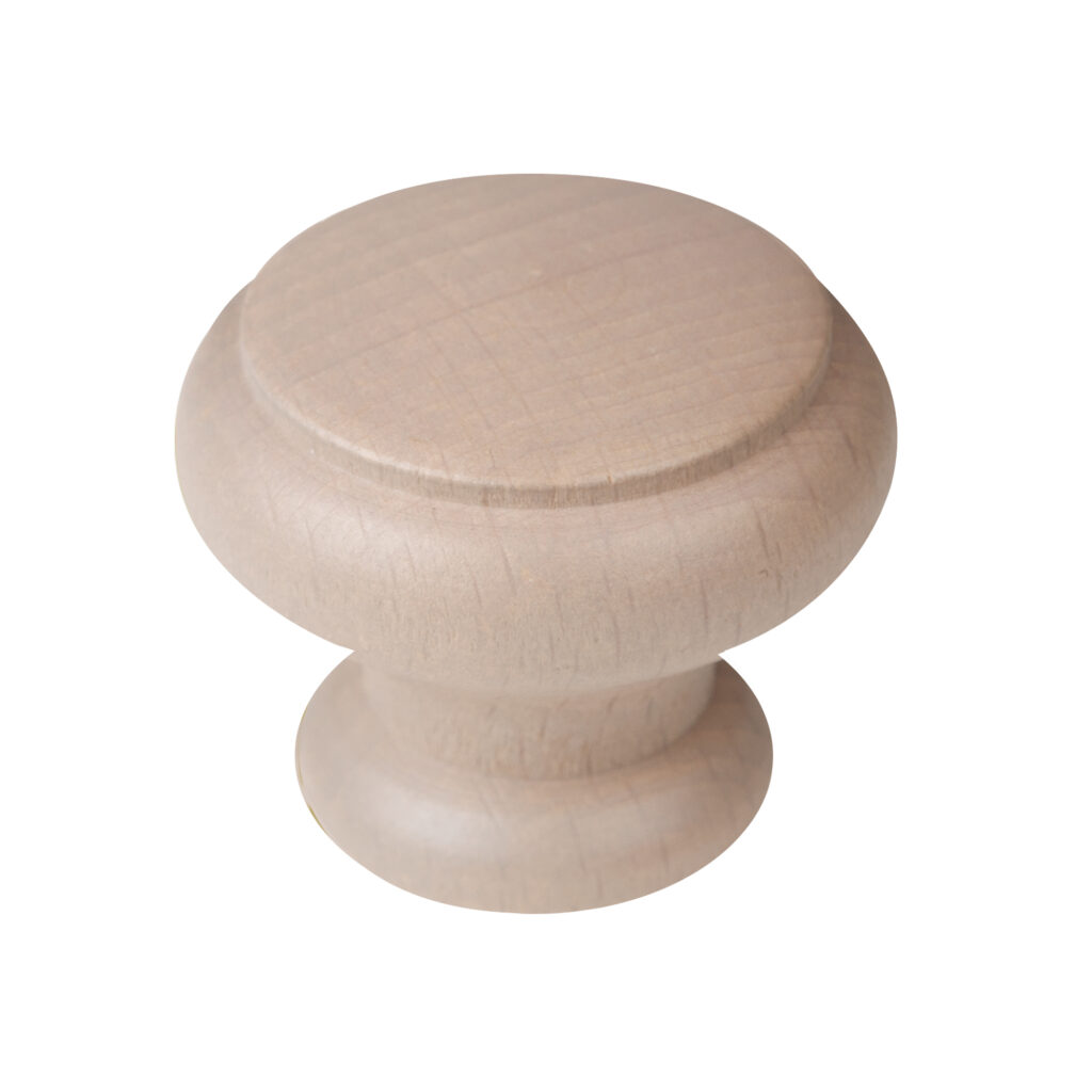Bouton de meuble bois diamètre 40 mm  peint sable lot de 36 piéces - Beige