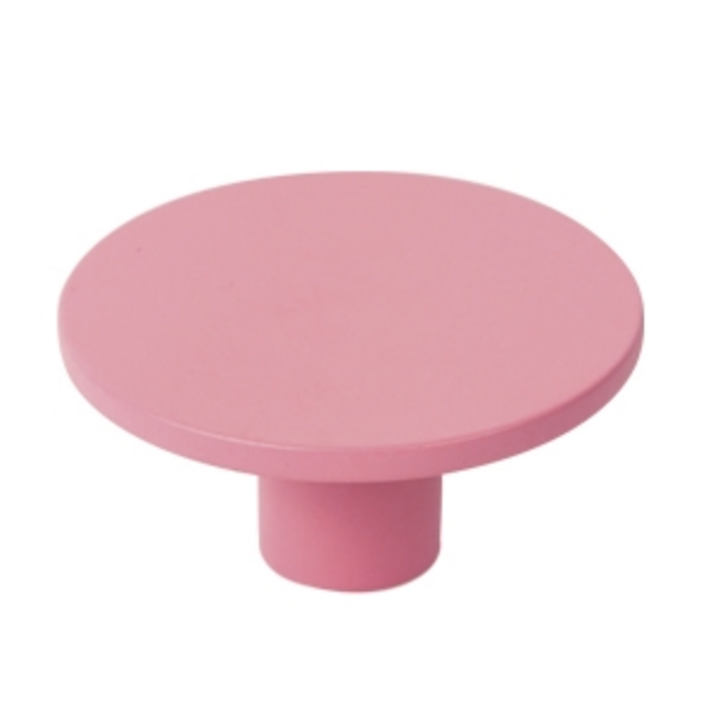Bouton de meuble abs diamètre 60 mm peint rose lot de 24 piéces