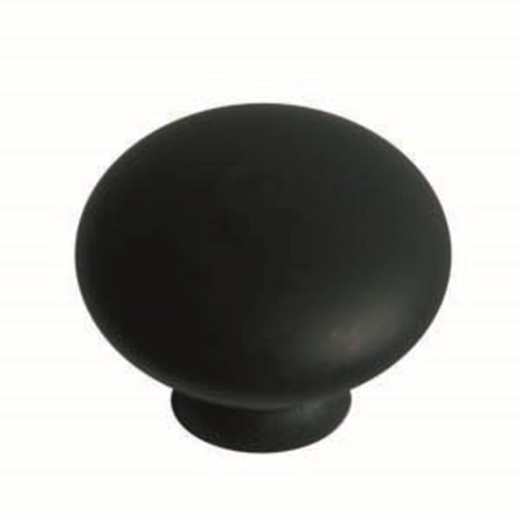 Bouton de meuble zamac diamètre 30 mm noir oxydé lot de 24 piéces - Zamak
