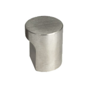 Bouton de meuble acier nickel brossé diamètre 20 mm lot de 12 piéces – Gris / argent, Acier nickelé