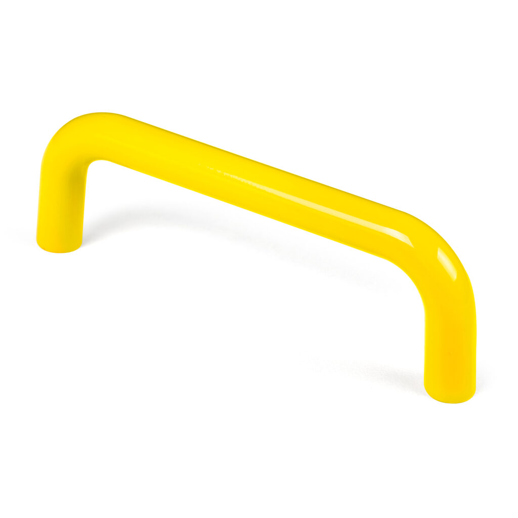 Poignée de meuble abs entraxe 96 mm jaune brillant lot de 50 piéces - Jaune / doré