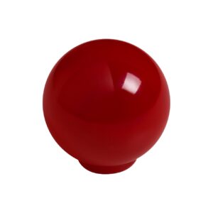 Bouton de meuble boule abs diamètre   24 mm rouge brillant lot de 75 piéces