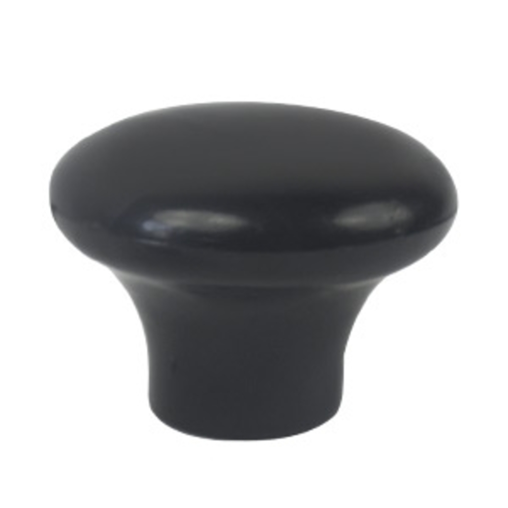 Bouton de meuble abs diamètre 30 mm  injecté en noir lot de 75 piéces