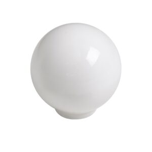 Bouton de meuble   boule abs diamètre 24 mm blanc brillant lot de 75 piéces