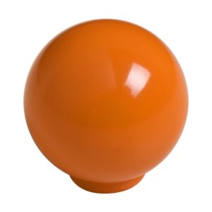 Bouton de meuble boule abs diamètre   34 mm orange brillant lot de 50 piéces - Orange / cuivré
