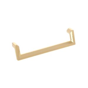 Poignée pour meubles en zamac Entraxe 160mm plaqué or Lot de 25 – Jaune / doré, Zamak