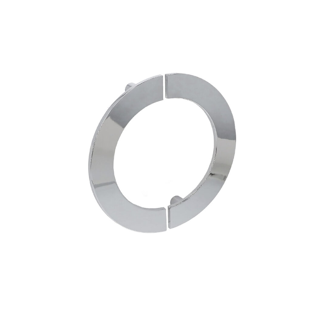 Poignée pour meubles en zamac Entraxe 132mm chrome poli - Gris / argent, Zamak