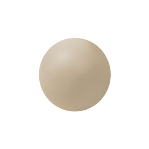 Bouton de meuble bois diamètre 40 mm  laqué sable lot de 24 piéces - Beige
