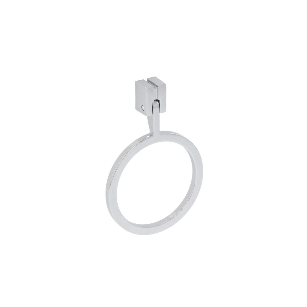 Poignée pour meubles en zamac L 72 mm chrome poli - Gris / argent, Zamak