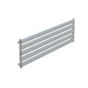 Banc de Jardin, Assise/ Dossier, Gris - Gris / argent, Acier