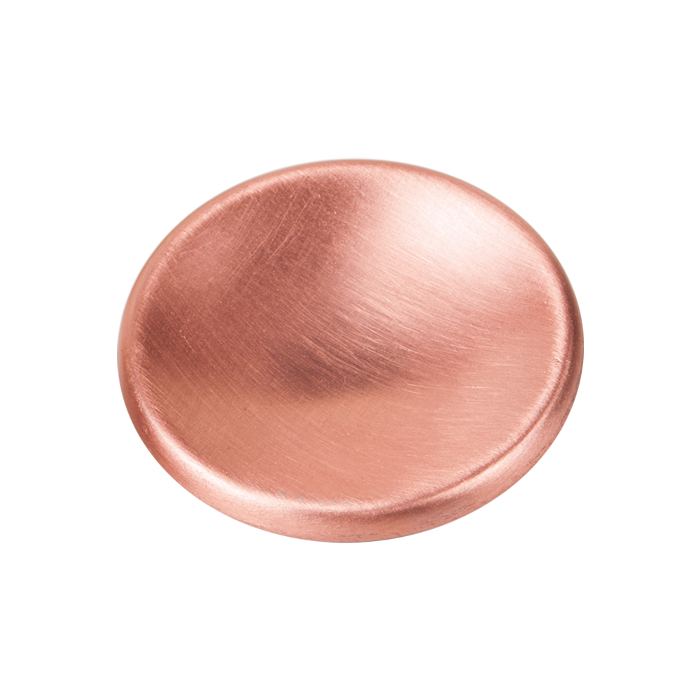 Bouton de meuble zamac diamètre 40 mm cuivré satiné lot de 12 piéces - Rose, Zamak
