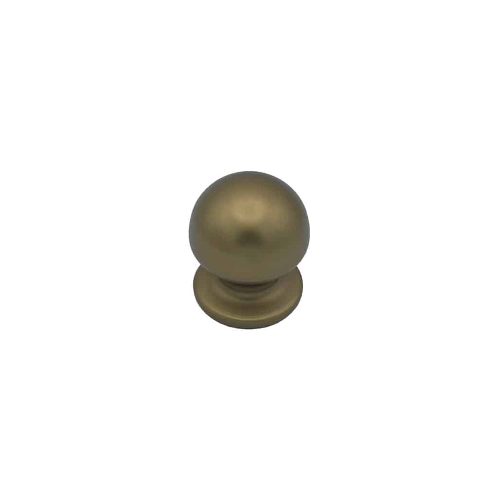 Bouton tirant de porte fixe Ø50 mm en aluminium Bronze satiné - breveté - lot de 6 Bouton - Orange / cuivré