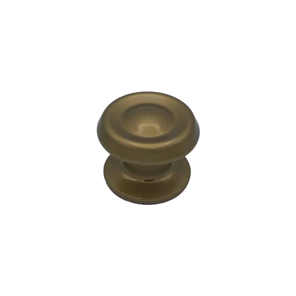 Bouton tirant de porte fixe Ø80 mm en aluminium Bronze poli - breveté - lot de 6 Bouton - Orange / cuivré