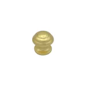 Bouton tirant de porte fixe Ø60 mm en aluminium Or poli - breveté - Jaune / doré