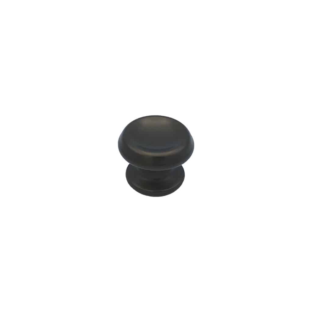 Bouton tirant de porte fixe Ø60 mm en aluminium  Marron foncé - breveté