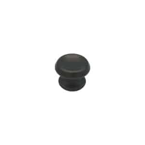Bouton tirant de porte fixe Ø60 mm en aluminium  Marron foncé - breveté