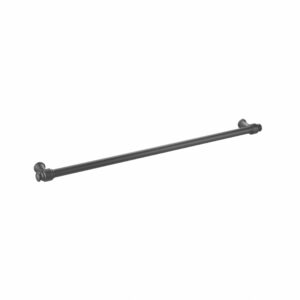 Poignée pour meubles en zamac Entraxe 320mm Varnish black matt Lot de 6 – Noir, Zamak