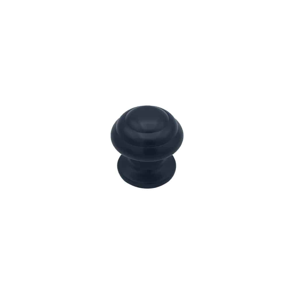 Bouton tirant de porte fixe Ø60 mm en aluminium Noir - breveté
