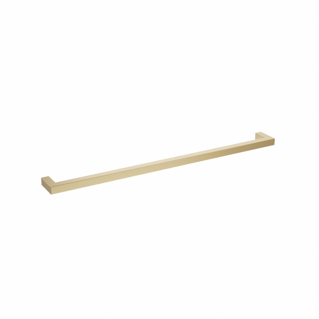 Poignée pour meubles en Acier inox Entraxe 320mm finition laiton galver - Jaune / doré, Acier inoxydable