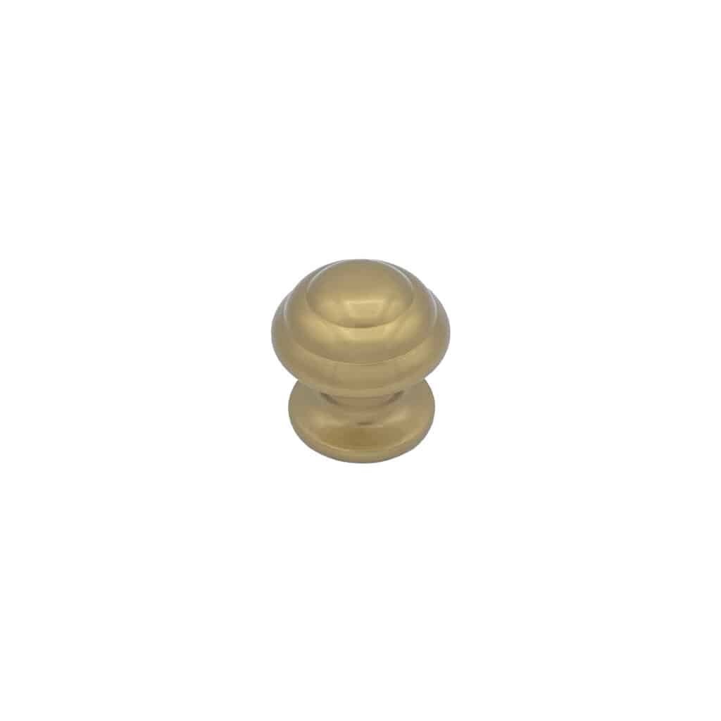 Bouton tirant de porte fixe Ø60 mm en aluminium Bronze poli - breveté - Orange / cuivré