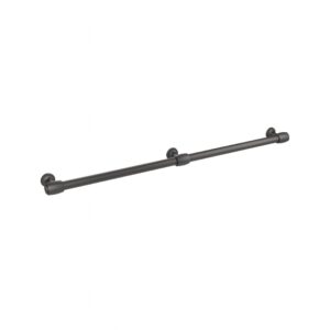 Poignée pour meubles en zamac Entraxe 900mm Varnish black matt Lot de 25 – Noir, Zamak
