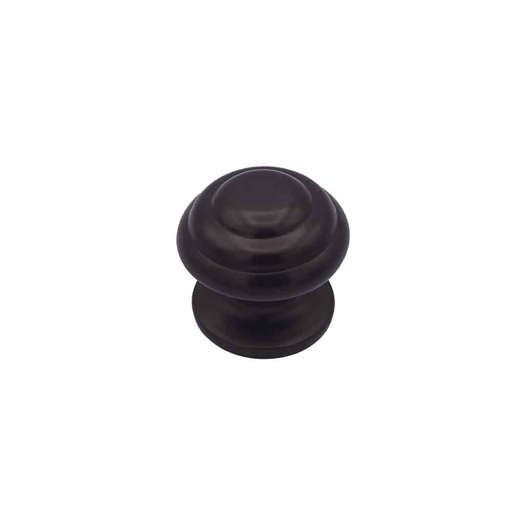 Bouton tirant de porte fixe Ø70 mm en aluminium  Marron foncé - breveté