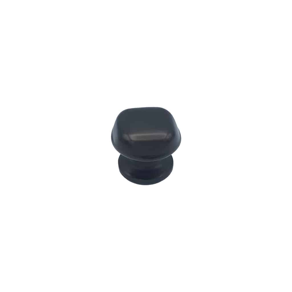 Bouton tirant de porte fixe Ø60 mm en aluminium Marron foncé - breveté