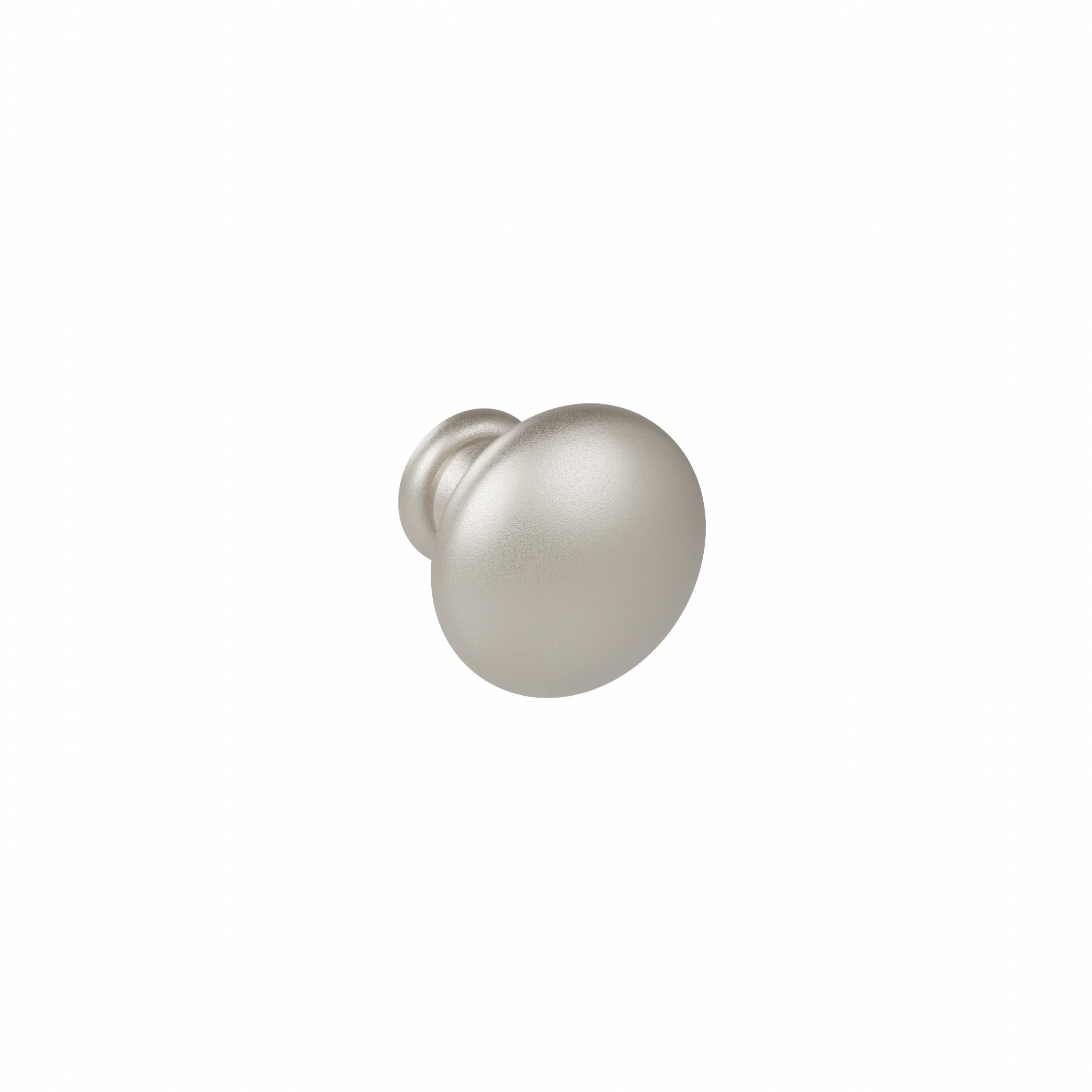 Bouton pour meuble en zamac Diamètre 25mm nickel galvanisé - Gris / argent, Zamak