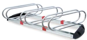 Râtelier velos *premium* 3 places a inclinées a 60°, Lot de 12 pièces. - Gris / argent, Acier