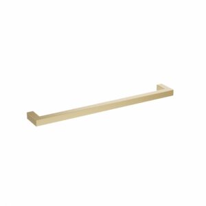 Poignée pour meubles en Acier inox Entraxe 224mm finition laiton galver – Jaune / doré, Acier inoxydable