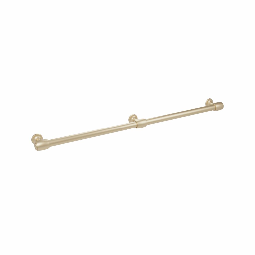 Poignée pour meubles en zamac Entraxe 900mm Fintion Galver - Gris / argent, Zamak