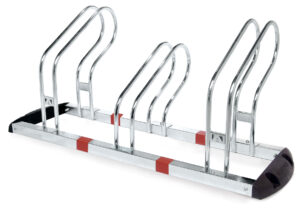 Râtelier vélos *premium* 3 places 1 Bas et 2 Hauts. Lot de 24 pièces. - Gris / argent, Acier