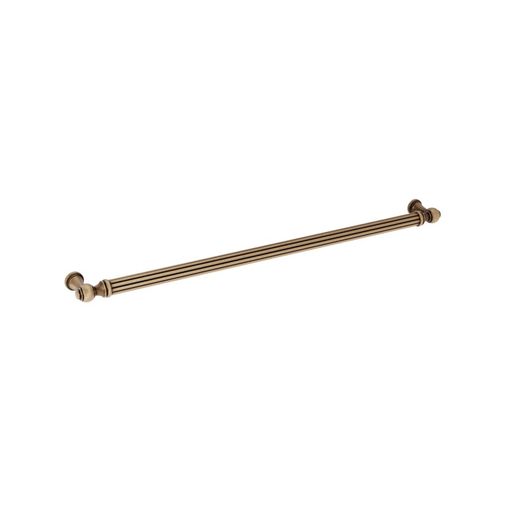 Poignée pour meubles en zamac Entraxe 320mm Antique florence Lot de 25 - Marron, Zamak