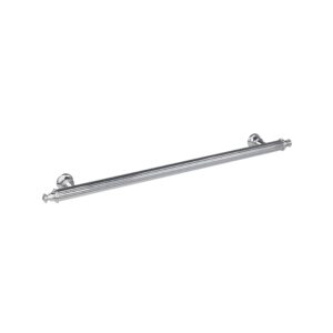 Poignée pour meubles en zamac Entraxe 320mm Polish chrome – Gris / argent, Zamak