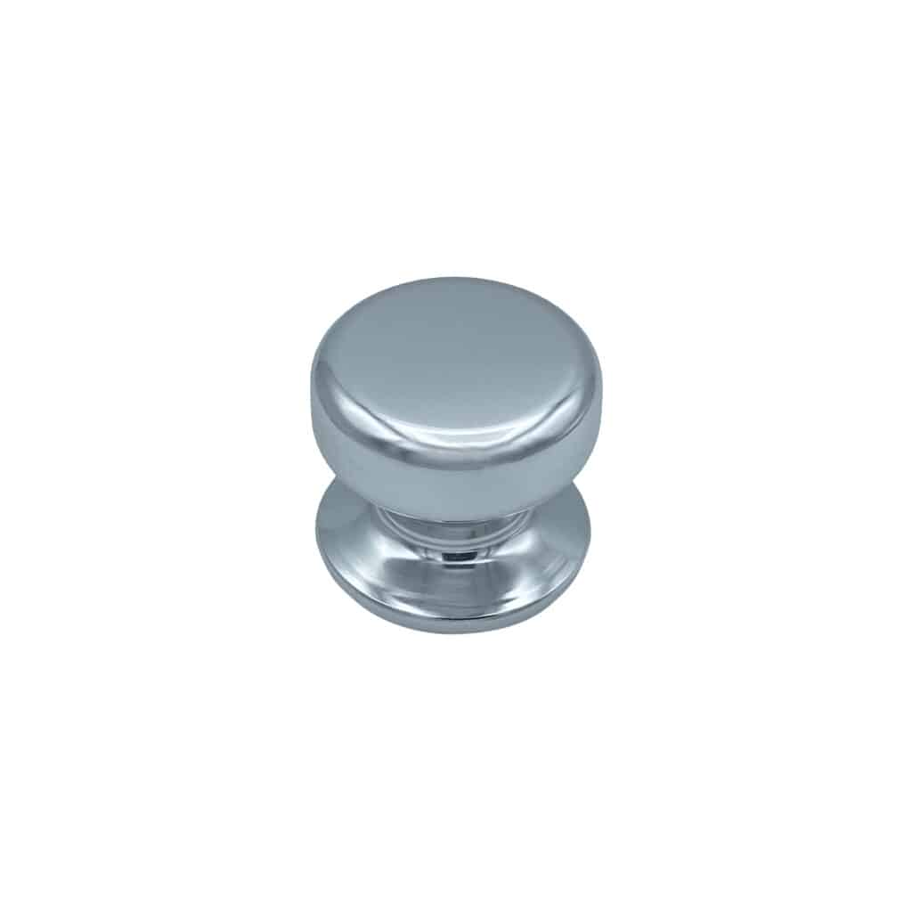 Bouton tirant de porte fixe Ø70 mm en aluminium Argent poli - breveté - lot de 6 Bouton - Gris / argent