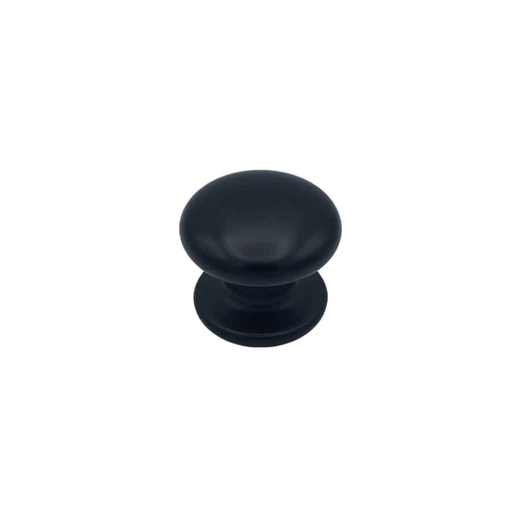 Bouton tirant de porte fixe Ø70 mm en aluminium Noir - breveté - lot de 6 Bouton