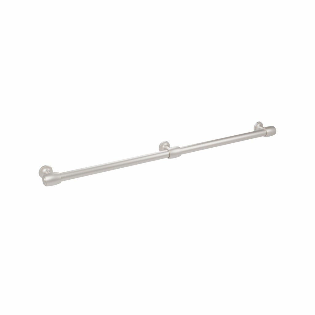 Poignée pour meubles en zamac Entraxe 900mm nickel galvanisé - Gris / argent, Zamak