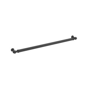 Poignée pour meubles en zamac Entraxe 320mm Varnish black matt Lot de 6 – Noir, Zamak