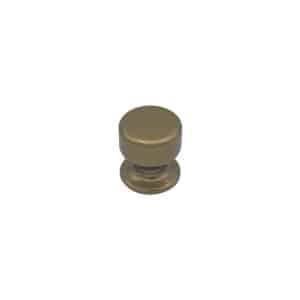 Bouton tirant de porte fixe Ø50 mm en aluminium Bronze poli - breveté - lot de 6 Bouton - Orange / cuivré