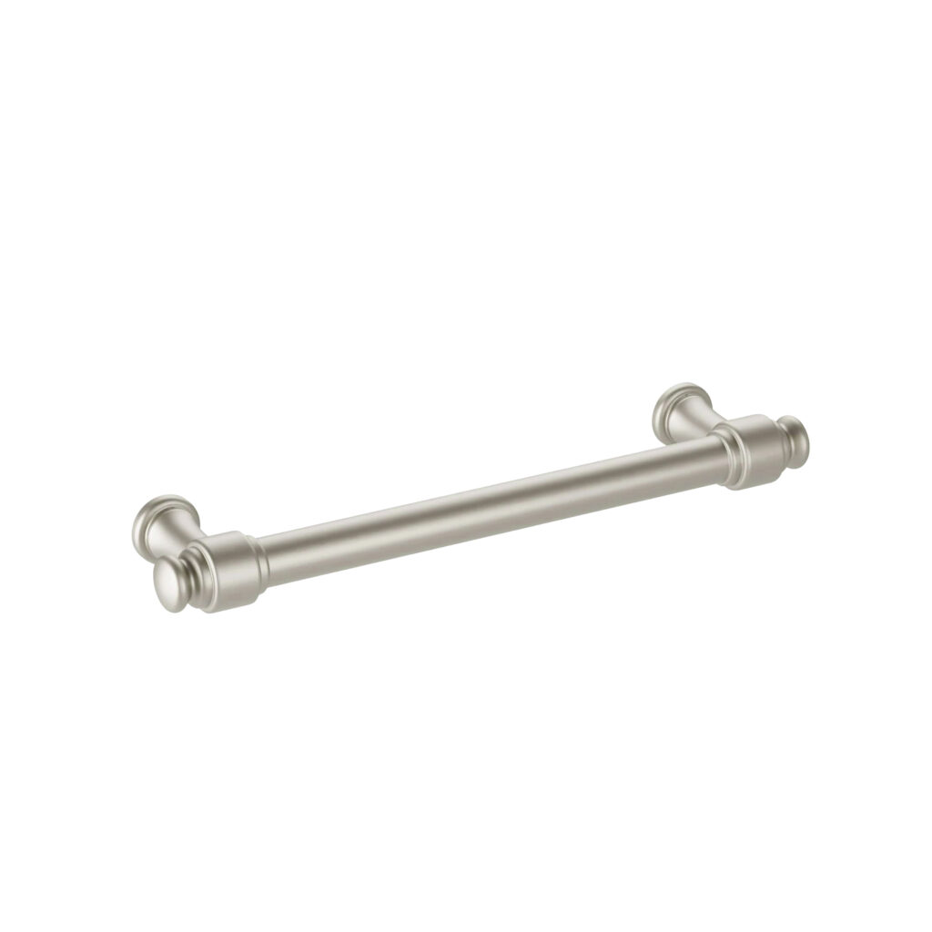 Poignée pour meubles en zamac Entraxe 128mm nickel galvanisé - Gris / argent, Zamak